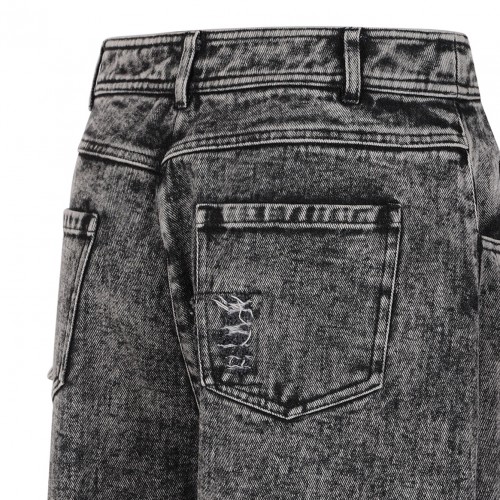 Dark Grey Denim Jeans