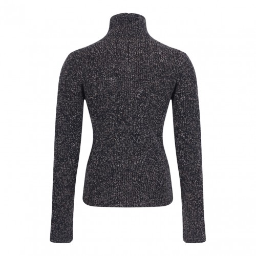 Turtleneck In Wool And Cashmere Mouline 2