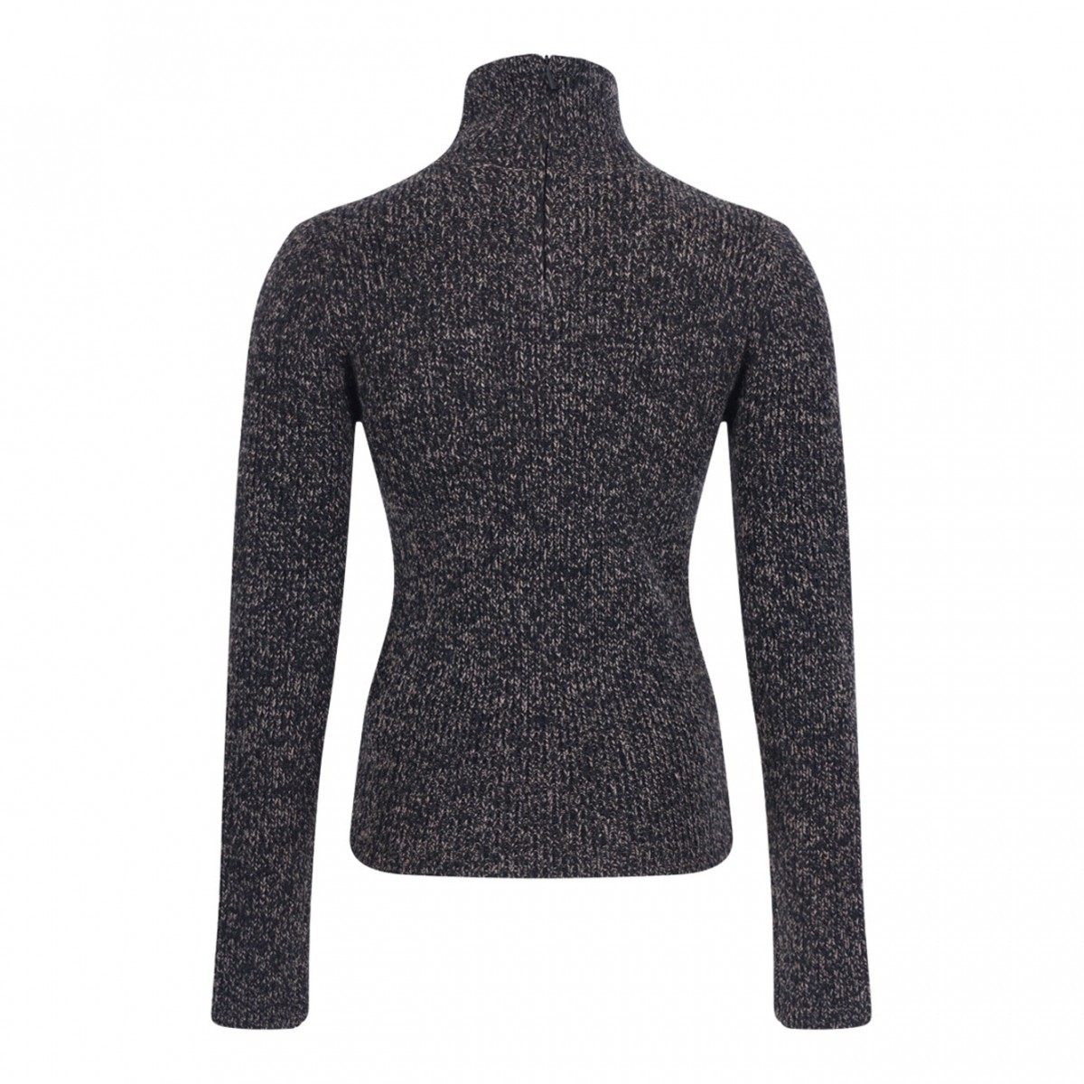Turtleneck In Wool And Cashmere Mouline