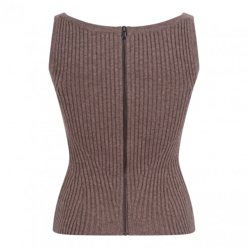 Hazelnut Wool And Cashmere Yarn Top 2