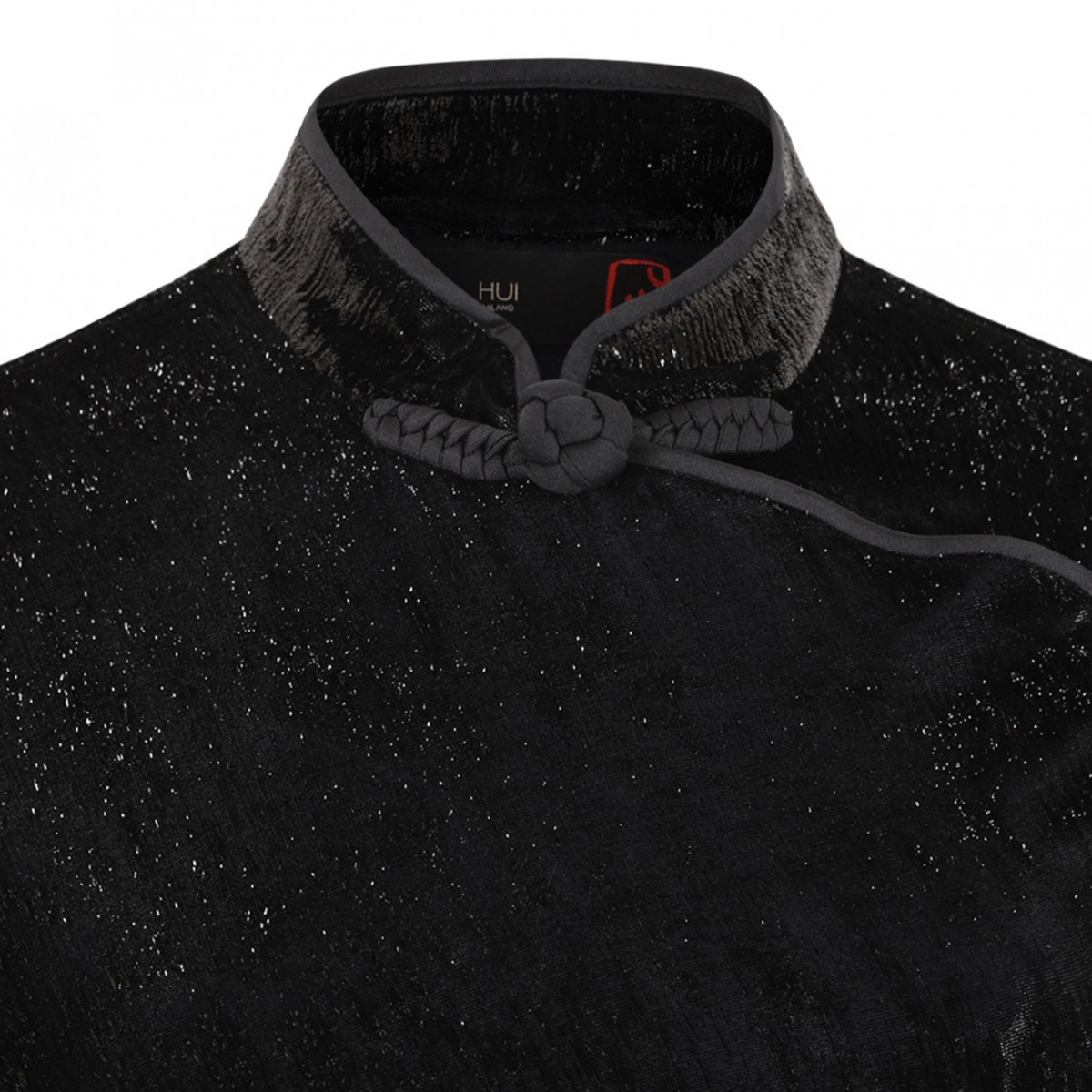 Black Velvet Qipao Long Dress