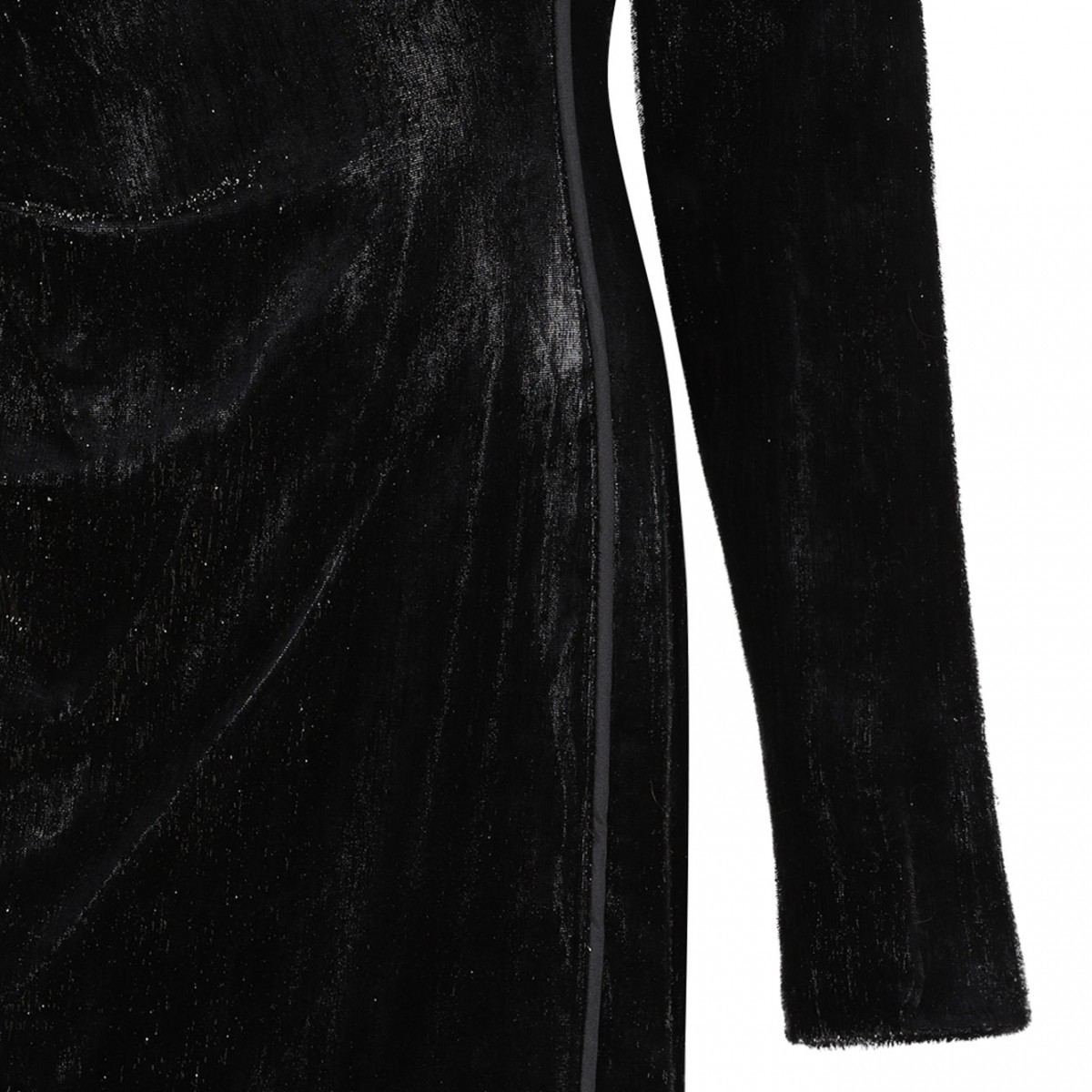 Black Velvet Qipao Long Dress