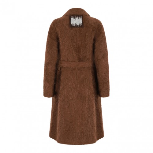 Brown Cashmere Long Coat