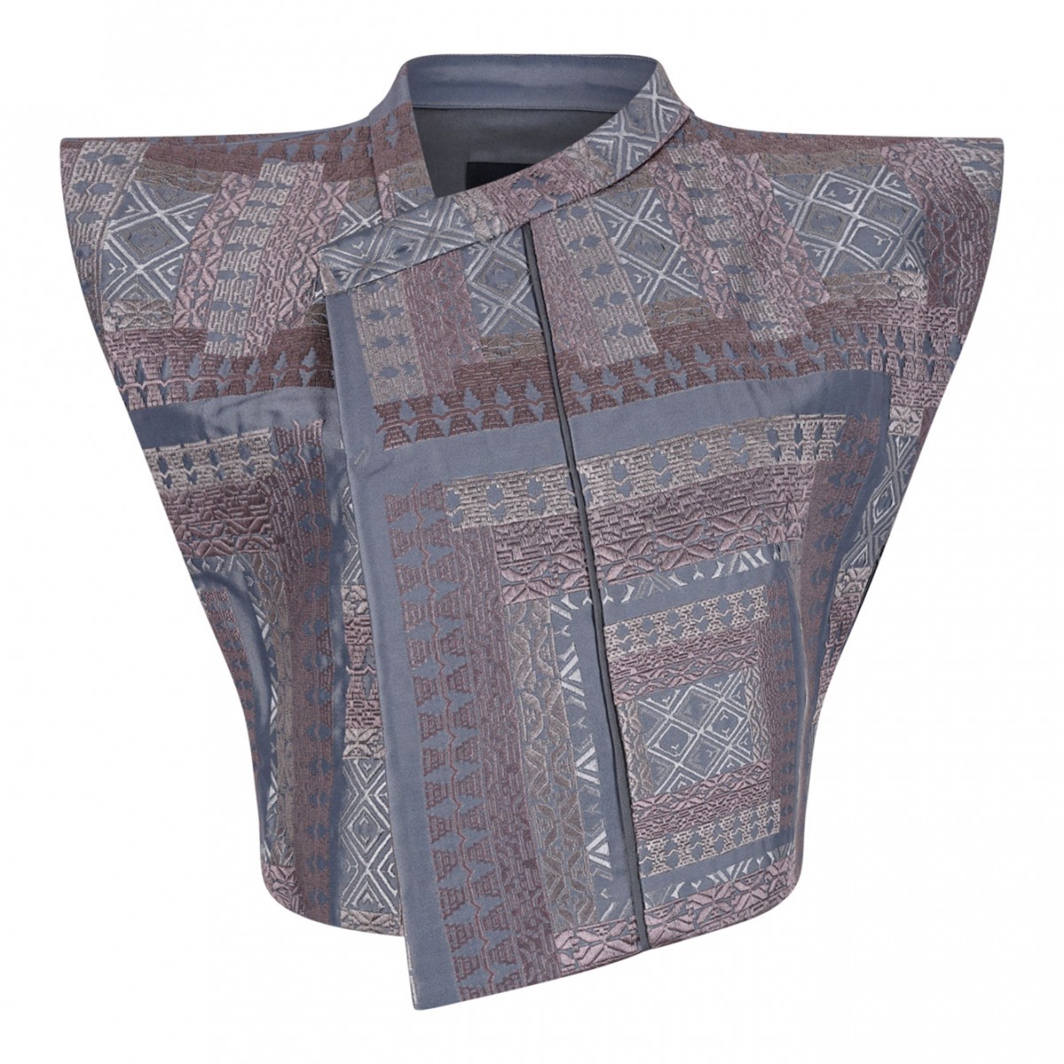 Dark Blue Patchwork Jacket