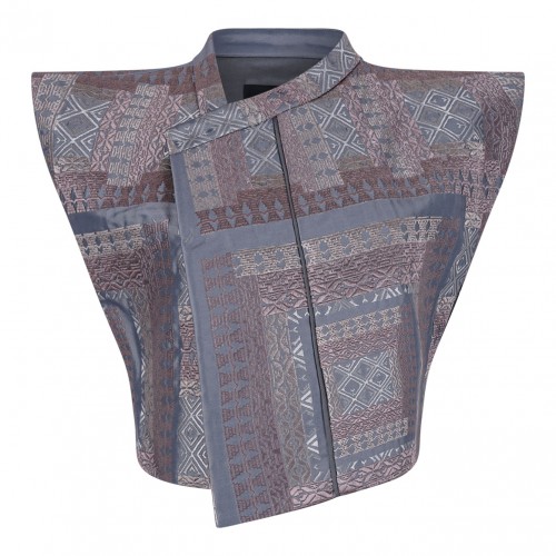 Dark Blue Patchwork Jacket