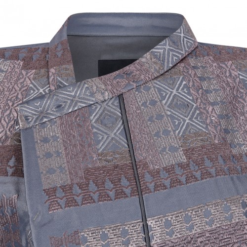 Dark Blue Patchwork Jacket