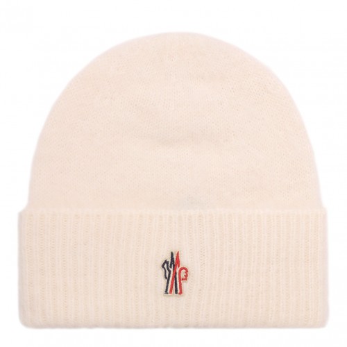 Cream Logo Beanie