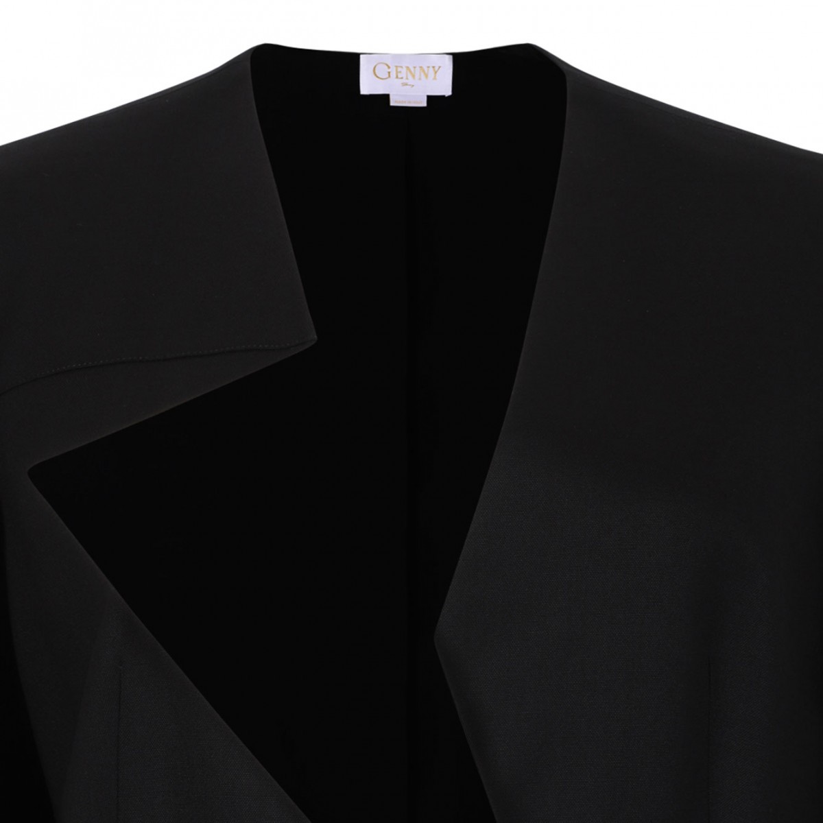 Black Contrasting Panel Blazer
