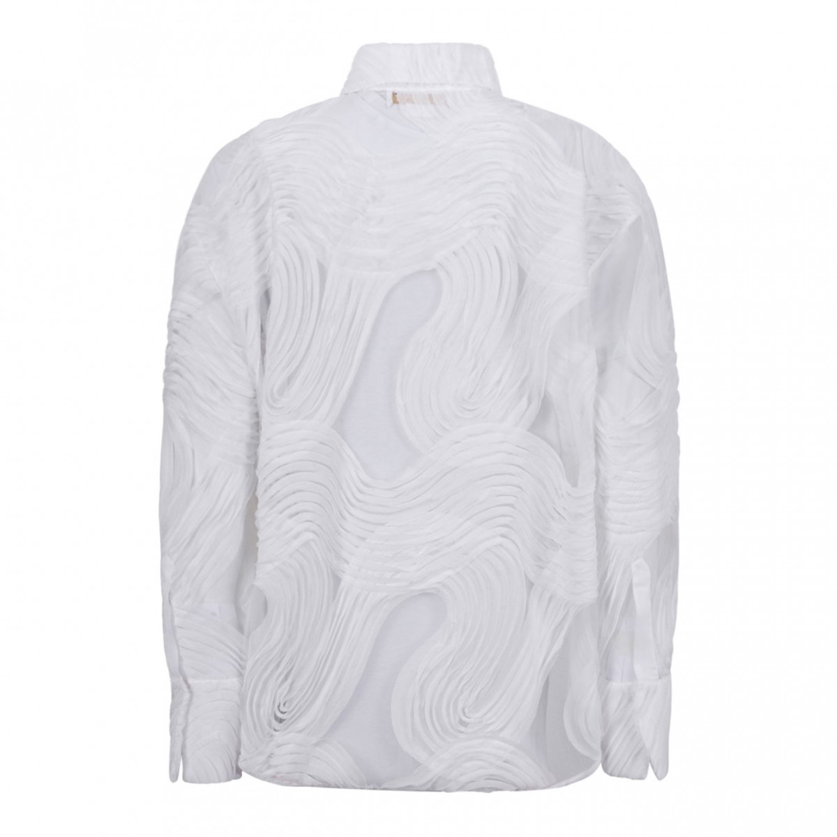 White Semi-Sheer Shirt