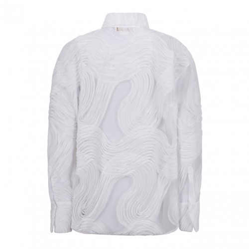 White Semi-Sheer Shirt
