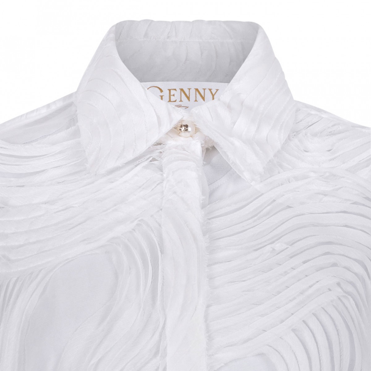 White Semi-Sheer Shirt