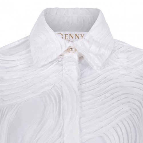 White Semi-Sheer Shirt