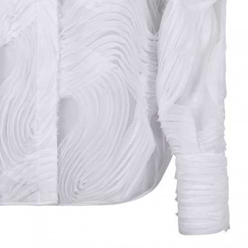 White Semi-Sheer Shirt