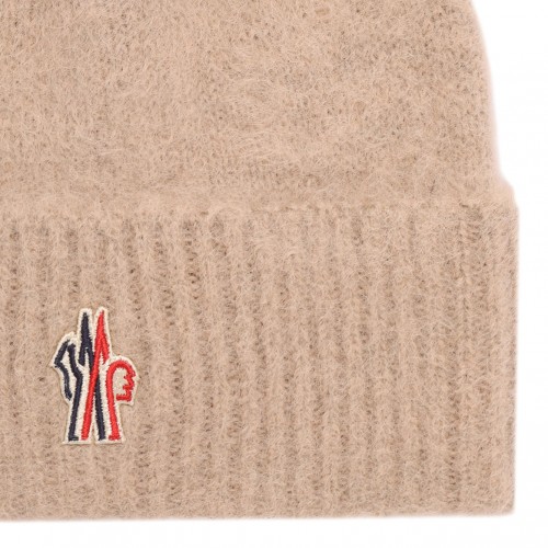 Beige Logo Beanie 2