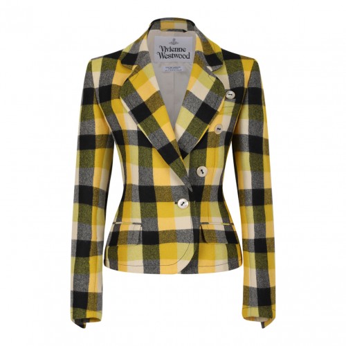 Yellow Georgia Blazer Jackets