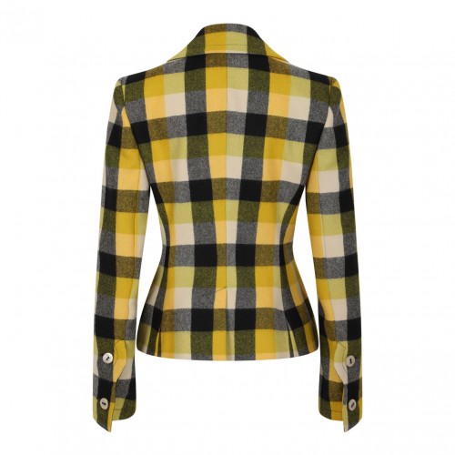 Yellow Georgia Blazer Jackets