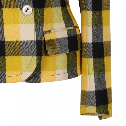 Yellow Georgia Blazer Jackets