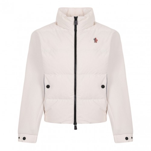 White Padded Cardigan