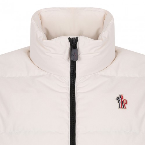 White Padded Cardigan