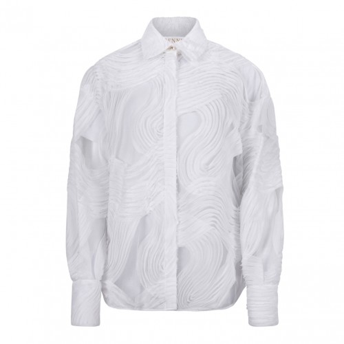 White Semi-Sheer Shirt
