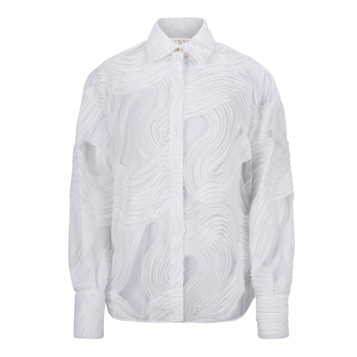 White Semi-Sheer Shirt