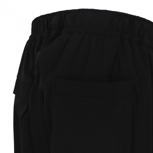 Elasticated-Waistband Low-Crotch Trousers