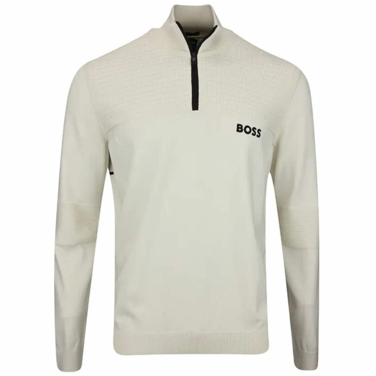 Open White Golf Jumper