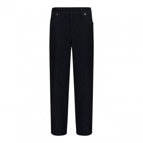 Dark Blue Pocket Jeans