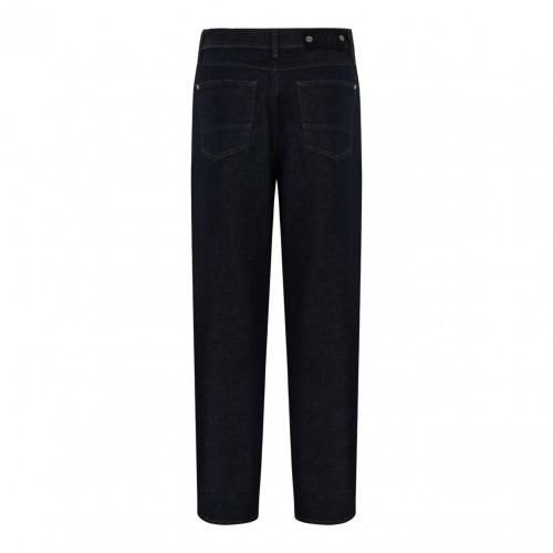 Dark Blue Pocket Jeans 2