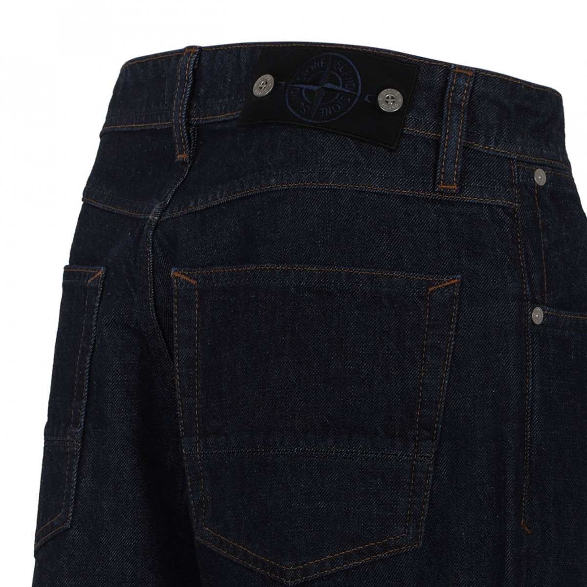 Dark Blue Pocket Jeans