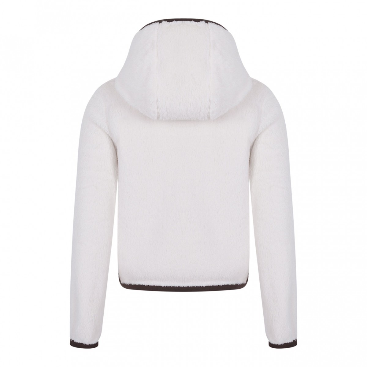 White Zip-Up Hoodie