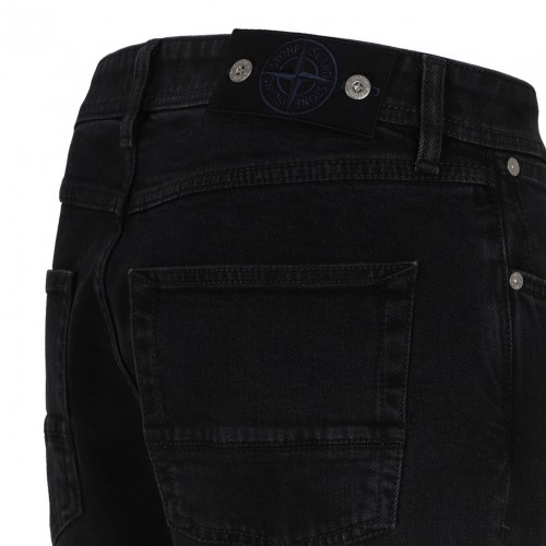 Black Pocket Jeans