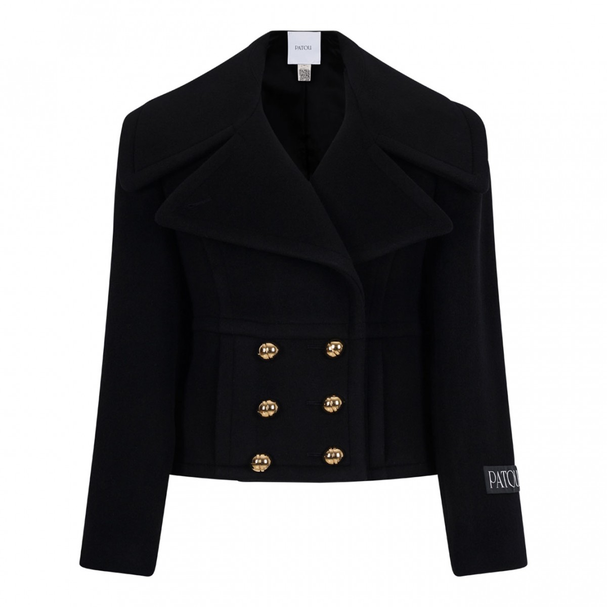 Black Double-Breasted Jacket