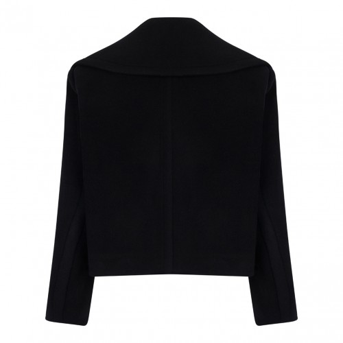 Black Double-Breasted Jacket