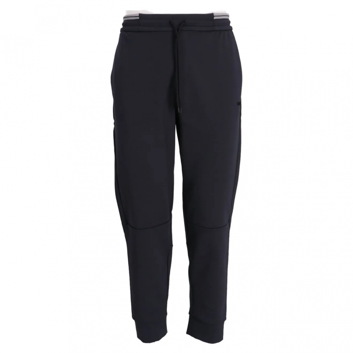 Dark Blue Sweatpants With Embossed Logo