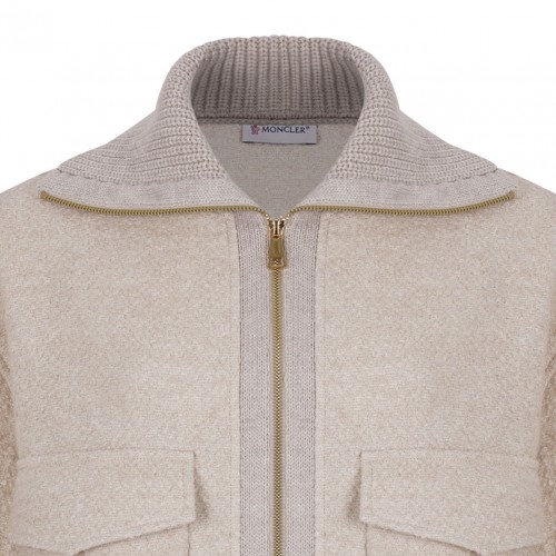 Beige Shirt Jacket