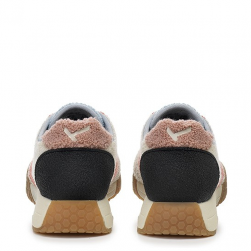 White and Pink KW 9724 Sneakers