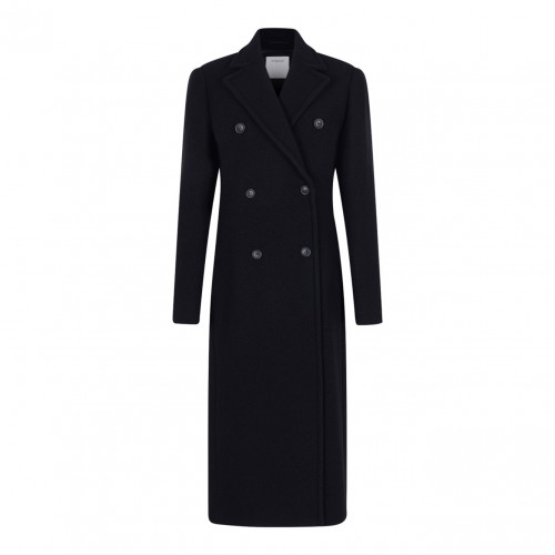 Black Double-Breasted Coat