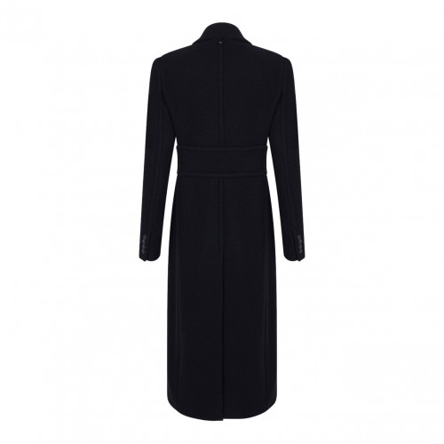 Black Double-Breasted Coat 2