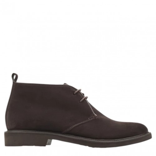 Baltimore Lace-Up Ankle Boot in Mocca Calfskin