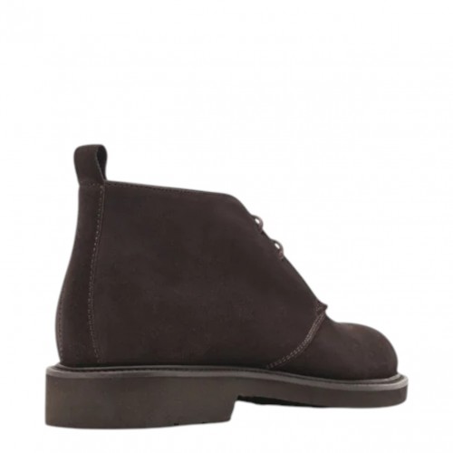 Baltimore Lace-Up Ankle Boot in Mocca Calfskin