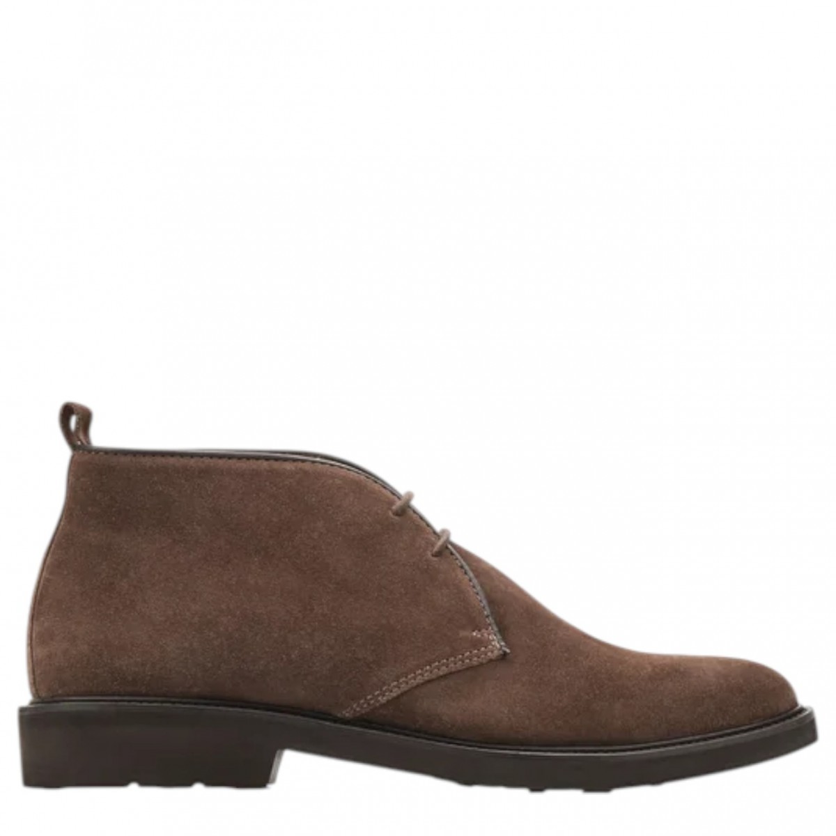 Baltimore Lace-Up Ankle Boot in Castor Calfskin