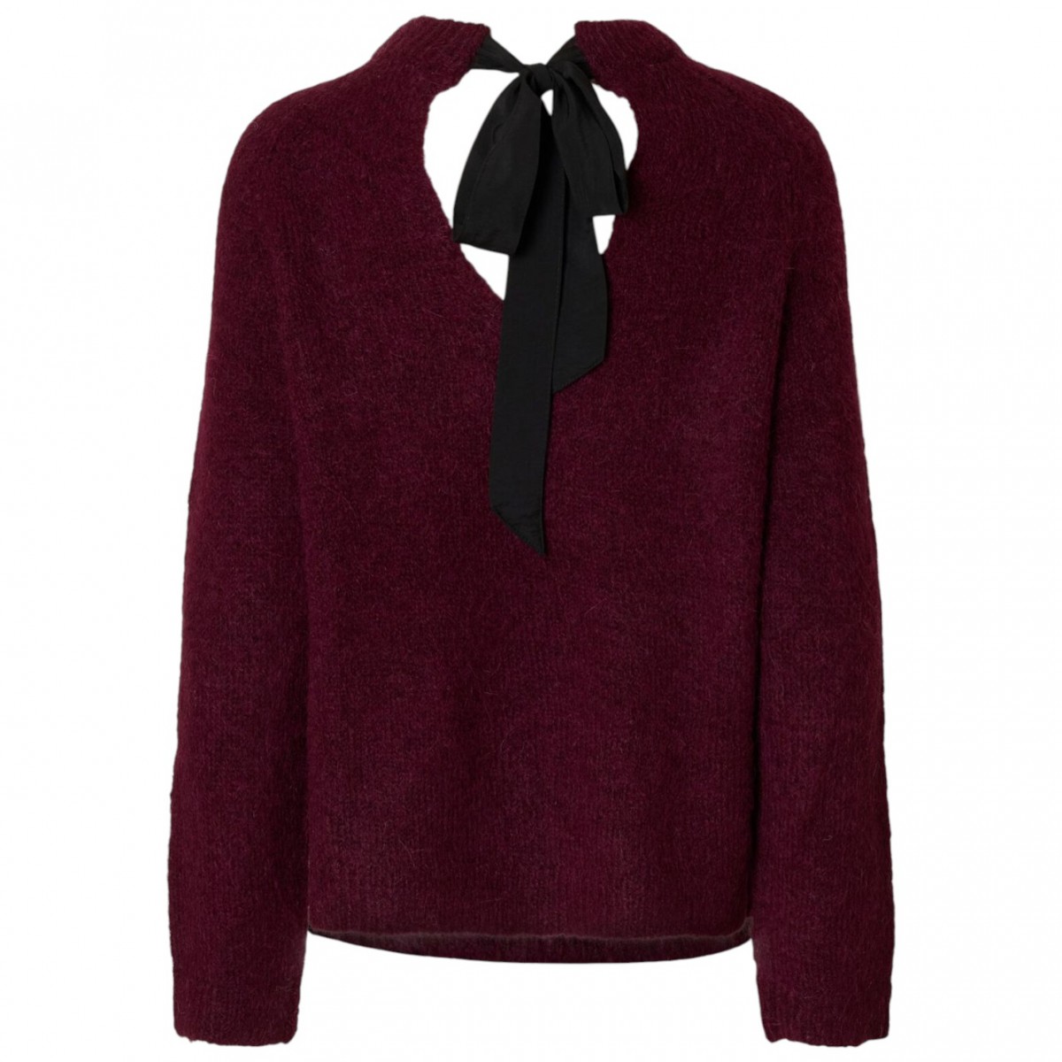 Fig Knitted Jumper With a Twist