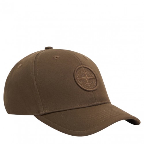 Military Green Compass Logo Cap With Adjustable Slider