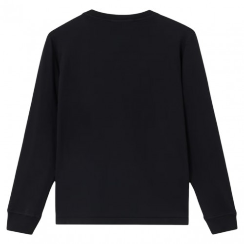 Black Long-Sleeved T-Shirt With Compass Logo Applied 2