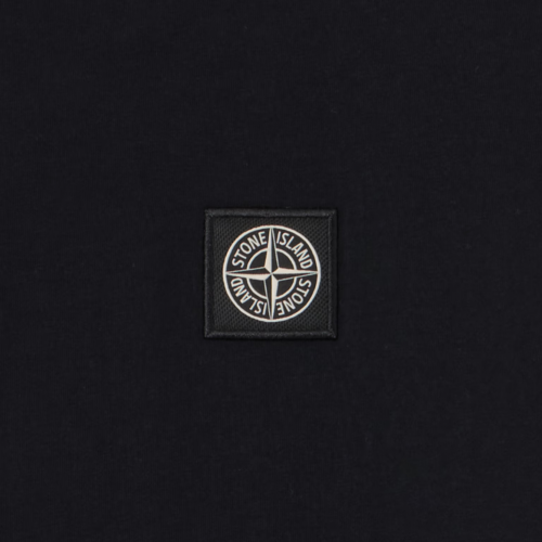 Black Long-Sleeved T-Shirt With Compass Logo Applied