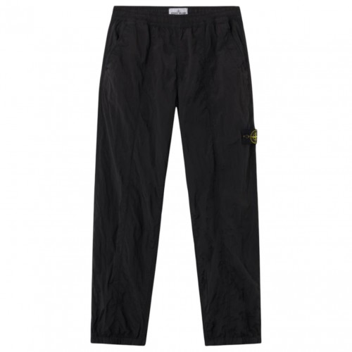 Black Loose Fit Jogger Trousers With Pockets And Mesh Lining