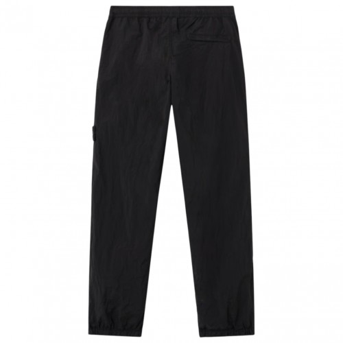 Black Loose Fit Jogger Trousers With Pockets And Mesh Lining