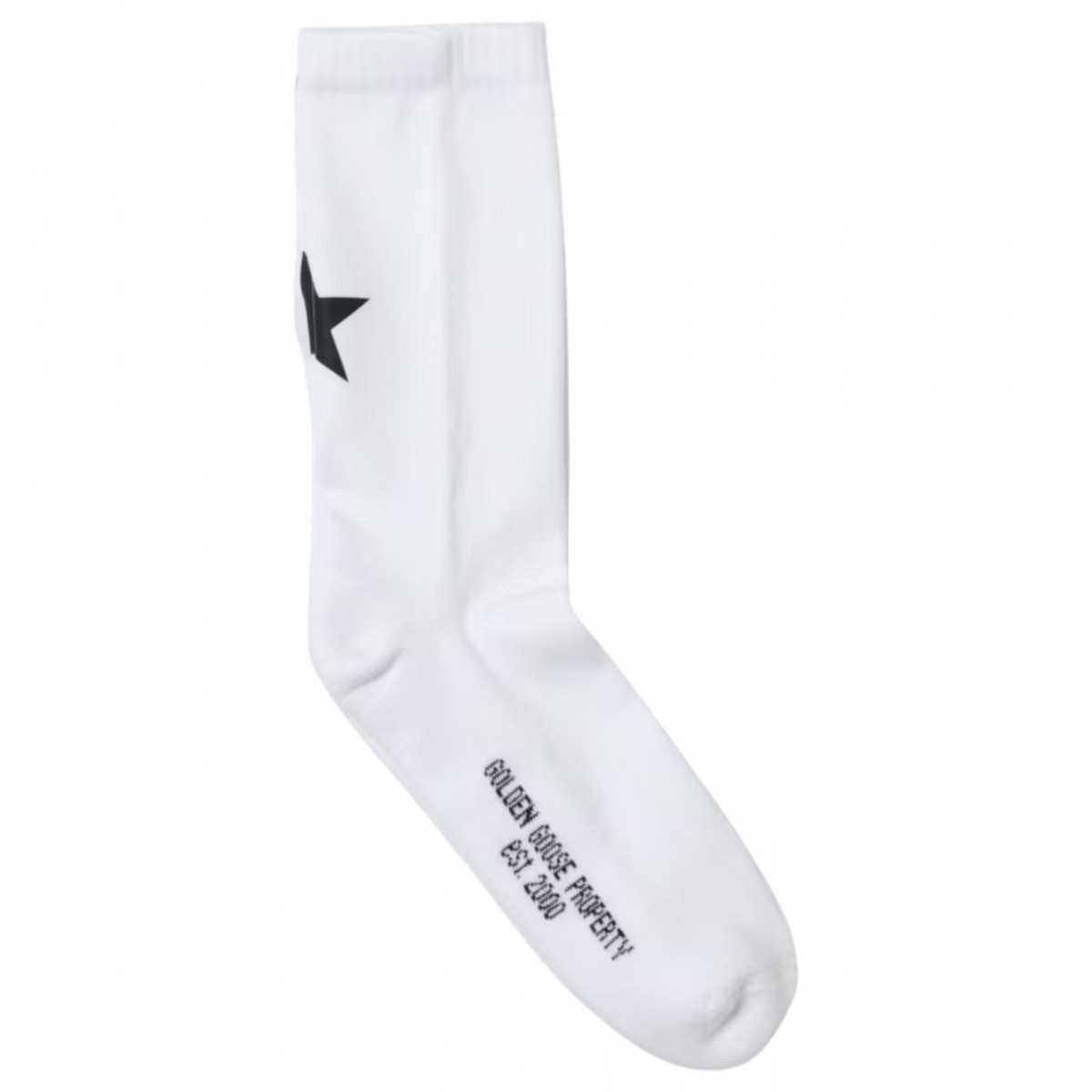 White Star Socks in Stretch Cotton