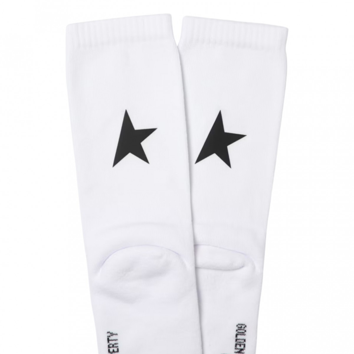 White Star Socks in Stretch Cotton